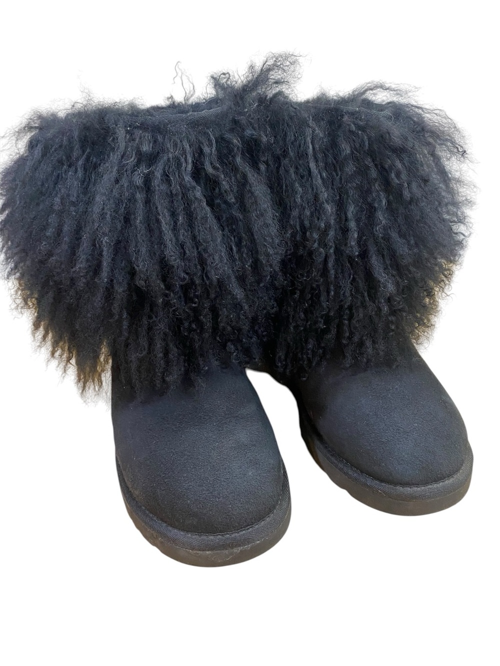 Ugg Australia Sheepskin Mongolian Fur Cuff Boots